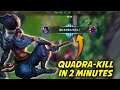 Quadrakill In 2 Minutes?! Insane Yasuo Outplay Montage | LoL Wildrift