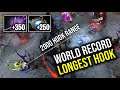 WORLD RECORD LONGEST HOOK..!! 2000 Hook Range Pudge Aether Lens + Seer Stone Pudge 7.24 | Dota 2