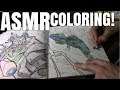 [ASMR] A Relaxing Session Of Coloring (Whispering, Rambling, Drawing)