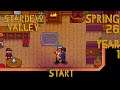 Big Parsnip - Stardew Valley, Spring 26, Year 1, Start