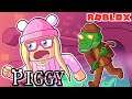 Carrie is Chased by Sewer Alligator in Roblox Piggy