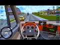 Excavator Transport Trailer - Truck Simulator USA - Steering wheel Android Gameplay
