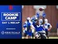 Giants Rookie Minicamp Day 1 Recap | New York Giants