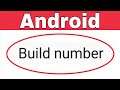 How To Check Bulid Number in Android
