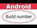 How To Check Bulid Number in Android