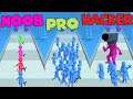 NOOB vs PRO vs HACKER in Join & Clash 3D ! (Level 265 - 270 )