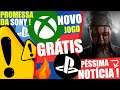 NOVO JOGÃO GRÁTIS PS4 e 5 - Xbox ONE e Series / Promessa da SONY FEITA / PÉSSIMA NOTÍCIA HELLBLADE 2