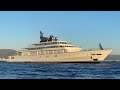 RISING SUN, David Geffen’s 138m Lurssen built Megayacht arriving in Gibraltar