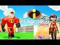 The Blocks | Elastigirl vs Mr  Incredible | The Incredibles | Infinity Disney