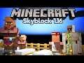 Villager Breeding & 1.16.2 Iron Farm! ▫ Minecraft 1.16 Skyblock (Tutorial Let's Play) [Part 9]