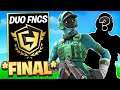 I Played In The Final Week of my FIRST EVER Duo FNCS Tournament... (Fortnite Battle Royale)
