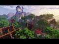 Woodland Mansion & Village | Fantasy medieval Build Timelapse | Minecraft 1.14