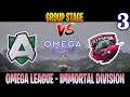 Alliance vs FTM Game 3 | Bo3 | Play-in OMEGA League Immortal Division | DOTA 2 LIVE