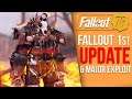Fallout 76 - HUGE New Exploit, BoS DLC Trailer Soon?, Unbans Begin, Fallout 1st Changes