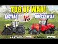 Farming Simulator 19: TUG OF WAR! Crawler Tractor Wars! Who Will Win?