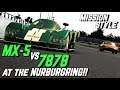 Mazda MX5 vs 787B NURBURGRING Battle!!