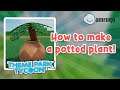 How to make a potted plant in Roblox Theme Park Tycoon 2! | Amruqo