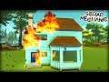 I Built a Wooden House Just to Learn How Fire Works... (Scrap Mechanic Gameplay)