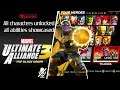 Marvel Ultimate Alliance 3  | All heroes unlocked all abilities showcased (Thanos)