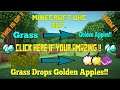 Minecraft UHC but grass drops golden apples...