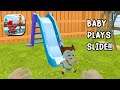 Mother Simulator: Happy Virtual Family Life - Baby plays slide!! Gameplay Walkthrough (iOS, Android)