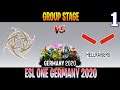 NIP vs HellRaisers Game 1 | Bo3 | Group Stage ESL ONE Germany 2020 | DOTA 2 LIVE