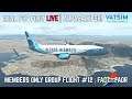 REAL 737 Pilot LIVE | MEMBERS GROUP FLIGHT #12 | Cape Town - Johannesburg | X-Plane 11