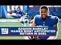 Saquon Barkley Named Most Anticipated Return in 2021| New York Giants