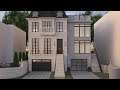 The Sims 4 |  France Modern Victorian Townhouse | Speed Build + Download Links