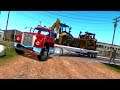 Transporte de ¡MAQUINARIA PESADA! | International 1600 | American Truck Simulator