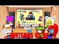 UNDERTALE REACT TO FNF INK!SANS VS BF