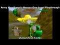 Army Men Sarges Heroes One Level Playthrough using a N64 Cheat Code :D