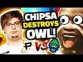 CHIPSA DESTROYS OVERWATCH LEAGUE! - Philadelphia Fusion VS Vancouver Titans!