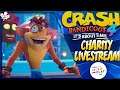 CRASH 4 CHARITY CASH - MDA Let's Play CHARITY LIVE STREAM