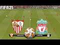 FIFA 21 | Sevilla vs Liverpool - UEFA Europa League UEL - Full Match & Gameplay