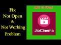 How to Fix JioCinema Not Working Problem Android & Ios - Not Open Problem Solved