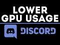 How to Stop Discord Causing FPS Lag in Games - Lower Discord GPU Usage - 2021