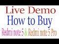 Live Demo | How to Buy Redmi note 5 & Redmi note 5 Pro from Flipkart on Mobile