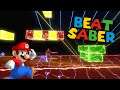 Super Mario World 1-1 in 2D Beat Saber | DADADADA