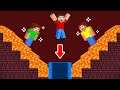 The IMPOSSIBLE LAVA LANDING Dropper! (Minecraft)