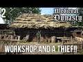 WE FIND AN AXE, BUILD A WORKSHOP, AND GET THROUGH SPRING! | Medieval Dynasty Gameplay/Let's Play E2