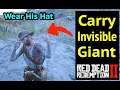 Carry Invisible Cave Giant and Wear His Hat in Red Dead Redemption 2 (RDR2): Invisible Cave Giant