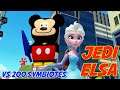 Frozen Elsa and Mickey Mouse Battle 200 Zombies  | ELSA VIDEO | Superheroes | Disney Infinity