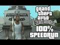 GTA San Andreas 100% Speedrun