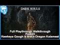 Hawkeye Gough & Black Dragon Kalameet - Full Narrated Walkthrough Part 23 - Dark Souls Remastered