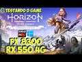 HORIZON ZERO DAWN - GAMEPLAY NO PC FRACO | CONFERINDO O GAME NO FX 8300 E RX 550 4G