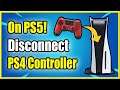 How to DISCONNECT PS4 Controller from PS5 & Unpair Controller (Best Method!)
