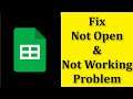 How To Fix Google Sheets App Not Open Problem Android & Ios - Google Sheets App Not Working Problem