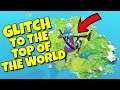 ** HOW TO GLITCH TO THE TOP OF THE MAP ** Fortnite Glitch Funny Moments