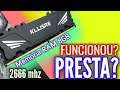 MEMÓRIA RAM KLLISRE É BOA? Kllisre DDR4 8GB 2666 mhz / UNBOXING E REVIEW Memória Kllisre